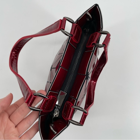 No Brand Handbag Red Geometric Diamond - Picture 4 of 7